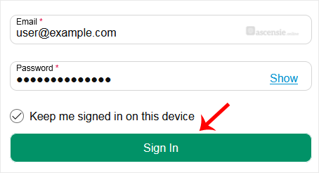 Inloggen bij je 123-Reg-account